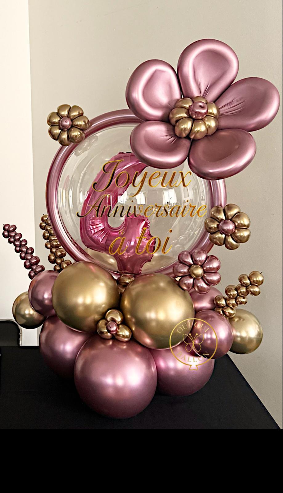 Centerpiece anniversaire Joyeux Anniversaire