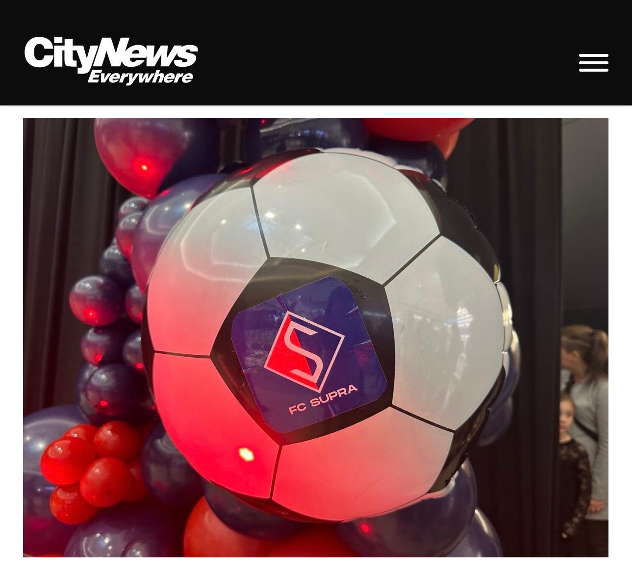 Ballon soccer FC Supra — CityNews