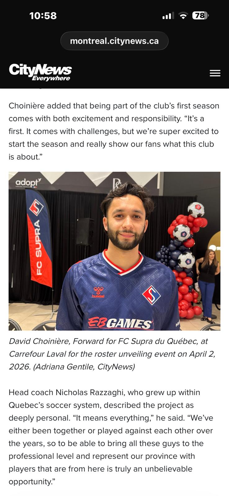 Oui Oui Balloon à l'événement FC Supra — Golazo Canada